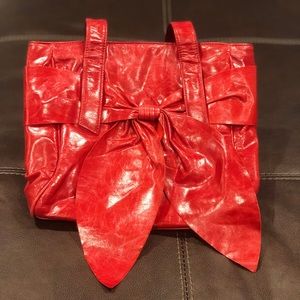 SUSAN FARBER COLLECTIONS Red Leather Bag